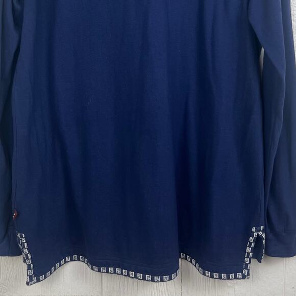 Phatfarm shirt men’s XL Polo Navy Blue with lots of detail. 90s Y2K Hip-Hop Def - Picture 7 of 9